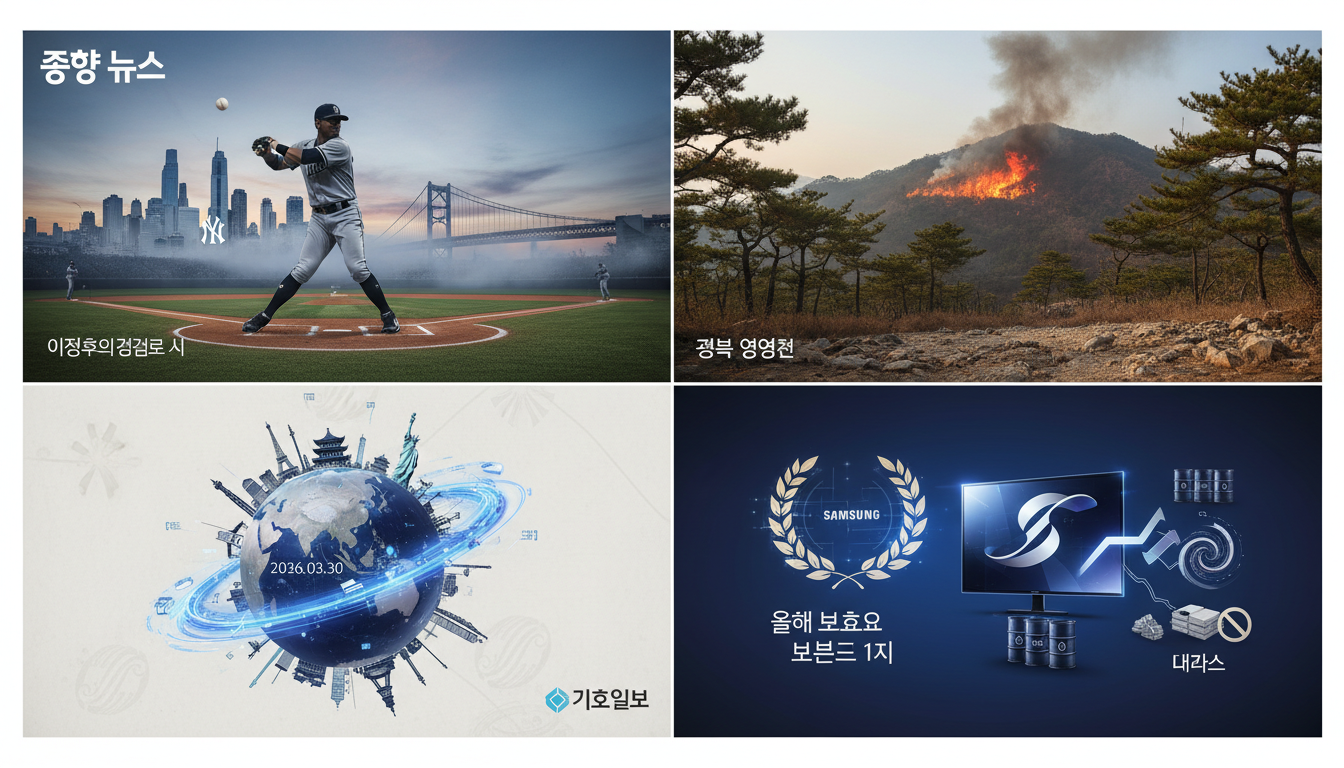 [2026-03-29 15:12] 📰 종합 뉴스 Top 20